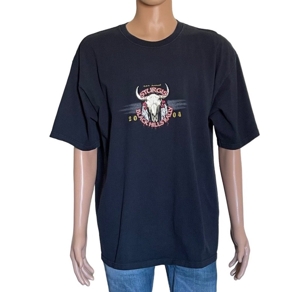 lofteez t shirt black size 2XL short sleeve